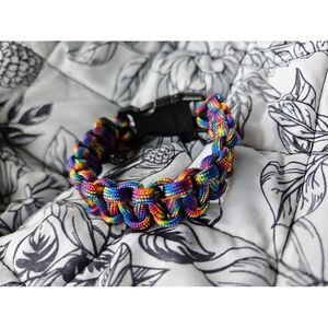 Handmade paracord bracelet size 7.5"‎ autism